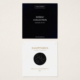 Tarjeta de visualización de joyas Zodiac Rótulo Sa