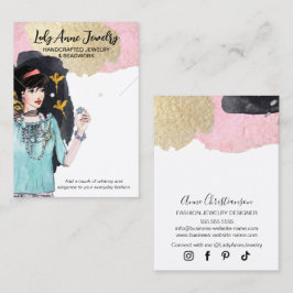 Tarjeta de visualización de joyería de captación d