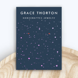 Tarjeta de visualización de joyería de estrellas p