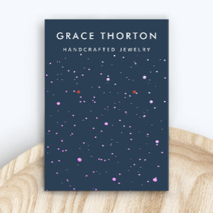 Tarjeta de visualización de joyería de estrellas p