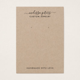 Tarjeta de visualización de joyería Kraft rusa mod