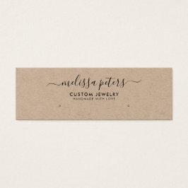 Tarjeta de visualización de joyería Kraft rusa mod