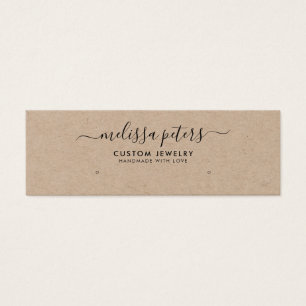 Tarjeta de visualización de joyería Kraft rusa mod