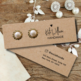 Tarjeta de visualización de kraft de guiones de co