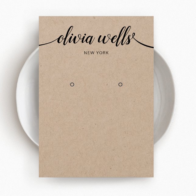 Tarjeta de visualización de Kraft Earring de calig (Subido por el creador)