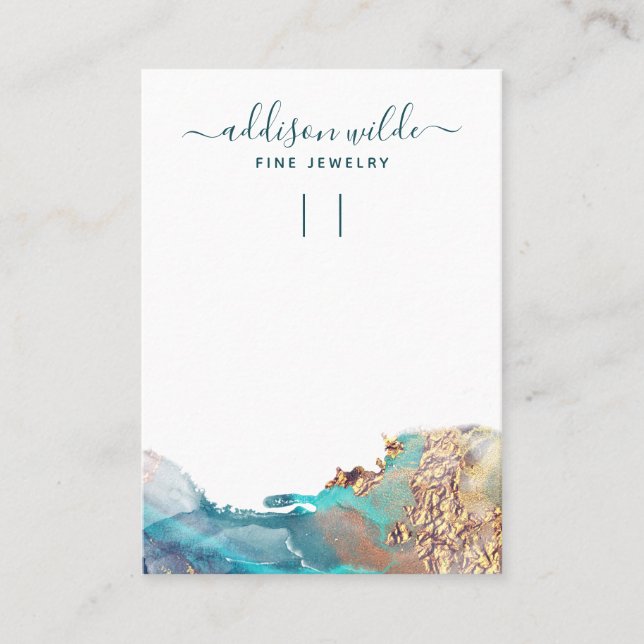 Tarjeta de visualización de la cadena de tinta azu (Anverso)