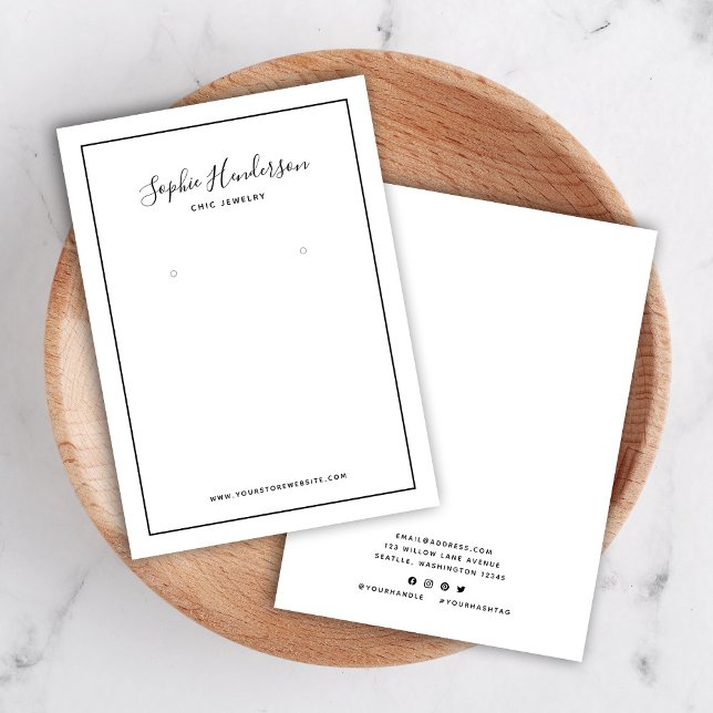 Tarjeta de visualización de la caligrafía y el bor (Subido por el creador)