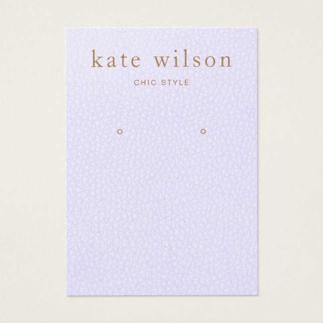 Tarjeta de visualización de la capa de lavanda (im (Frente)