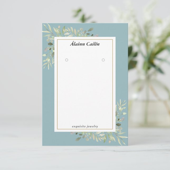 Tarjeta de visualización de la inclinación floral  (Anverso de pie)