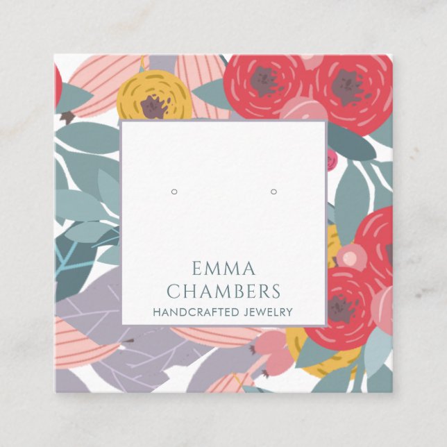 Tarjeta de visualización de la inclinación floral  (Anverso)