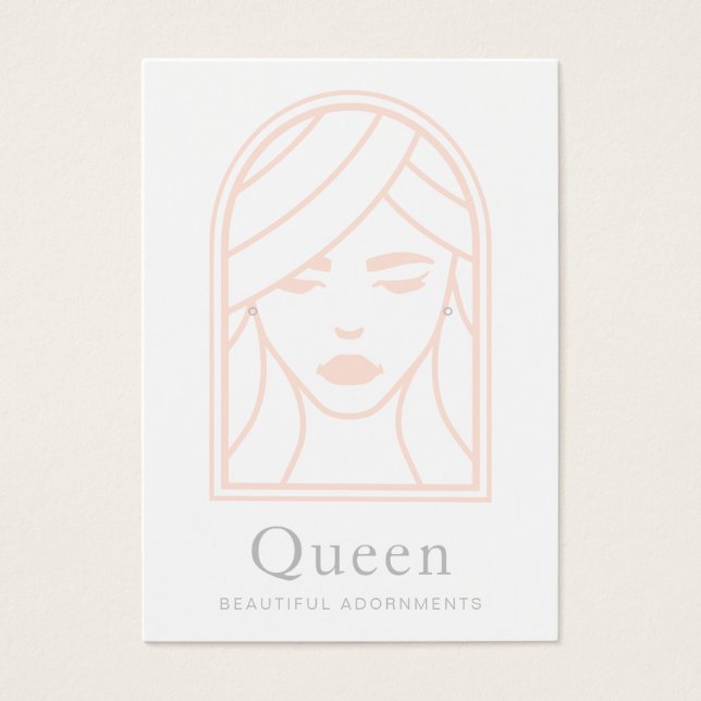 Tarjeta de visualización de la marcha de la mujer  (Frente)