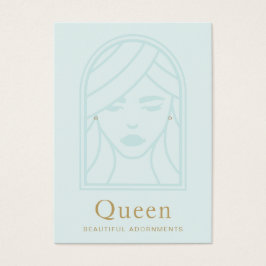 Tarjeta de visualización de la orientación azul de