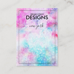 Tarjeta de visualización de la pintura de color de