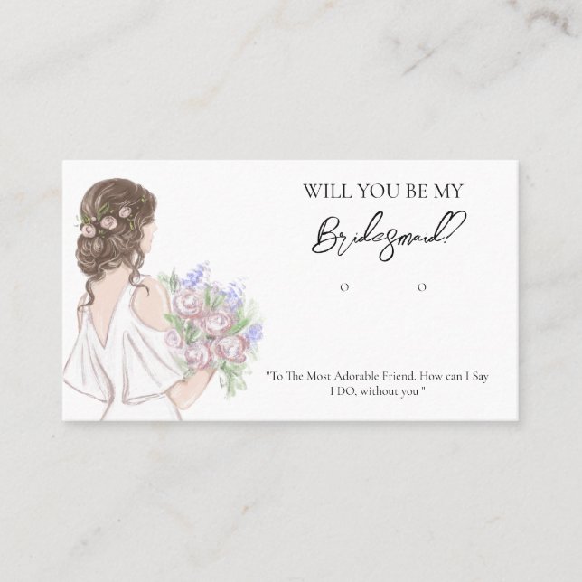 Tarjeta de visualización de la travesía de la novi (Anverso)