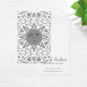 Tarjeta de visualización de las joyas del collar d