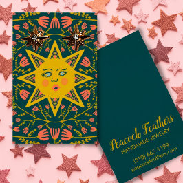 Tarjeta de visualización de las joyas del collar d