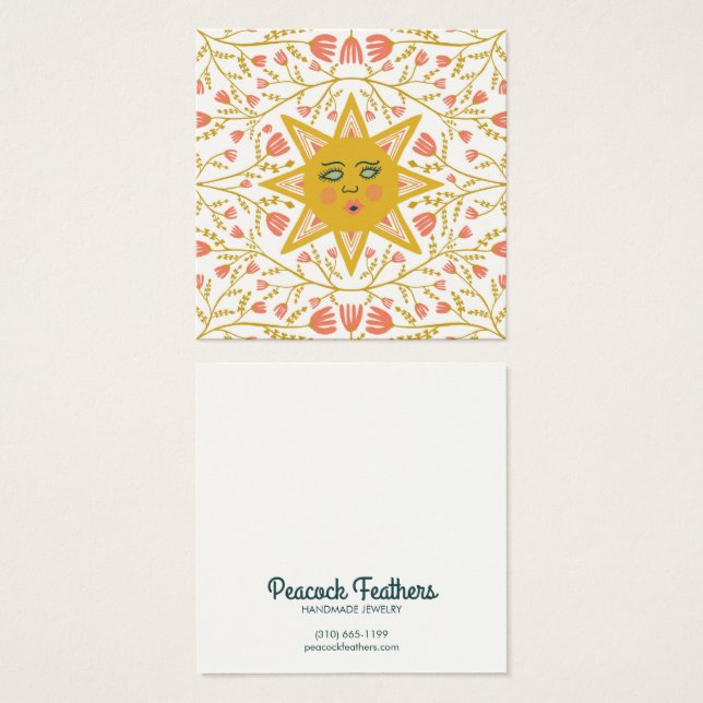 Tarjeta de visualización de las joyas del collar d (Anverso y reverso)