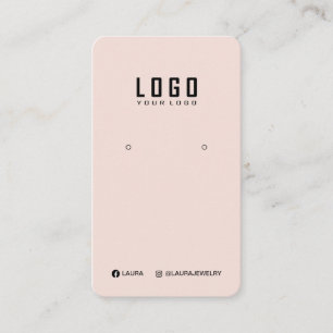 Tarjeta de visualización de logotipo para medios s
