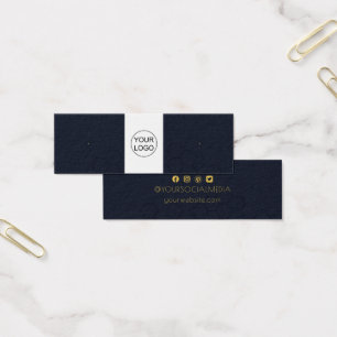 Tarjeta de visualización de logotipo y asignación