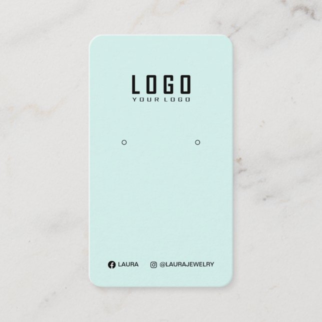 Tarjeta de visualización de logotipos para medios  (Anverso)