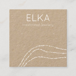 Tarjeta de visualización de los bordes cuadrados d