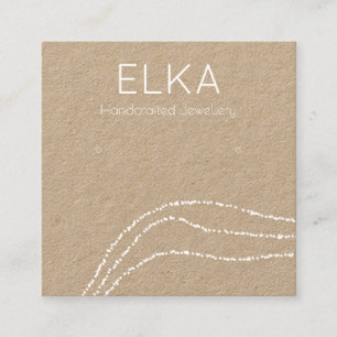 Tarjeta de visualización de los bordes cuadrados d