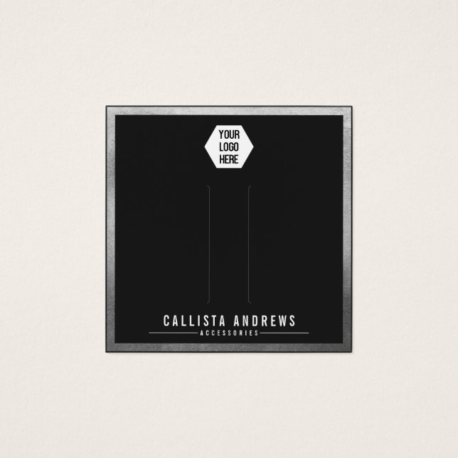 Tarjeta de visualización de los clips del logotipo (Anverso)