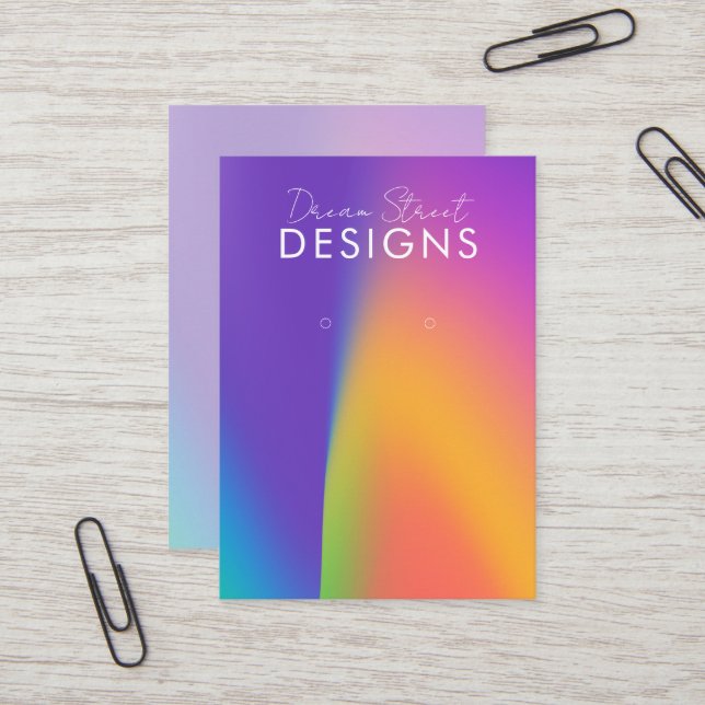 Tarjeta de visualización de marcha de Naranja púrp (Anverso/Reverso In Situ)