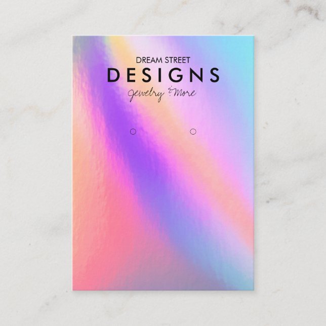 Tarjeta de visualización de movimiento de moda hol (Anverso)