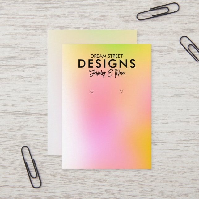 Tarjeta de visualización de movimiento de moda ros (Anverso/Reverso In Situ)