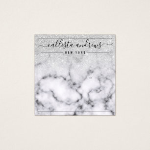 Tarjeta de visualización de orejaje de mármol de P