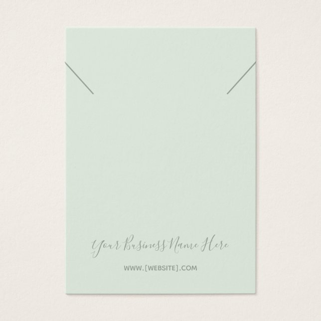 Tarjeta de visualización de Pendant de collar verd (Frente)