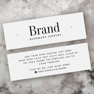 Tarjeta de visualización de pendiente blanca y mín