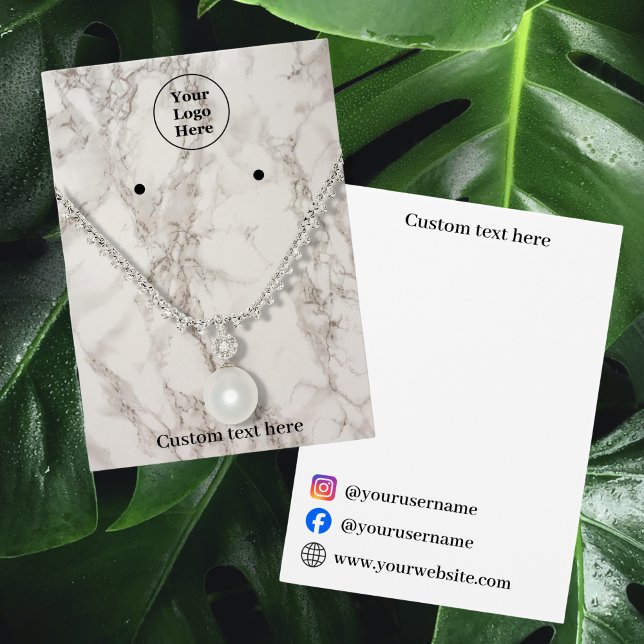 Tarjeta de visualización de pendientes de collar d (Subido por el creador)