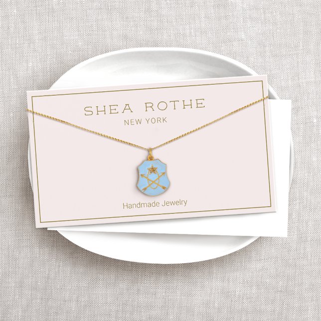 Tarjeta de visualización de pulsera de collar rosa (Subido por el creador)