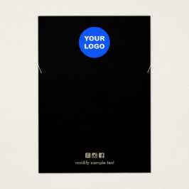 Tarjeta de visualización de pulsera de cuello con 