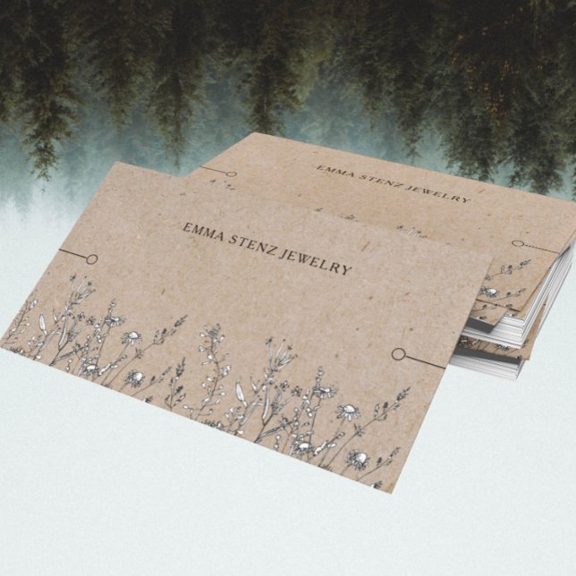 Tarjeta de visualización de pulsera ・ Flores silve (Subido por el creador)