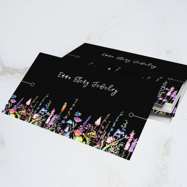 Tarjeta de visualización de pulsera ・ Flores silve (Subido por el creador)