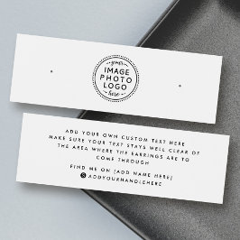 Tarjeta de visualización de rayado de logotipo de