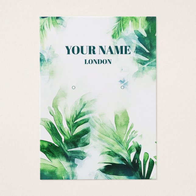 Tarjeta de visualización de rebaño de hojas de veg (Frente)