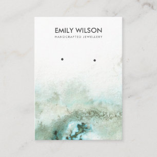 Tarjeta de visualización de remate de plata verde