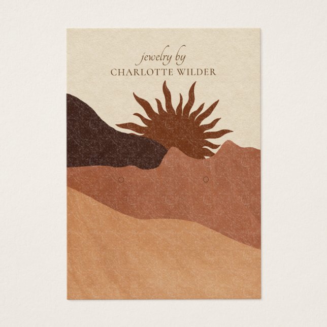 Tarjeta de visualización de resumen de arena de Bo (Frente)