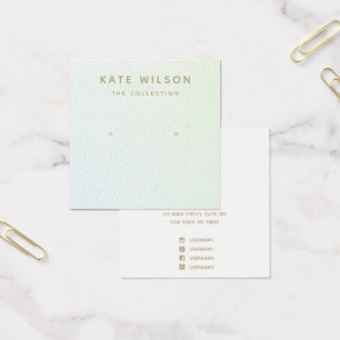 Tarjeta de visualización de rezago Aqua Blue Ombre