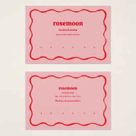 Tarjeta de visualización de rotación moderna ondul