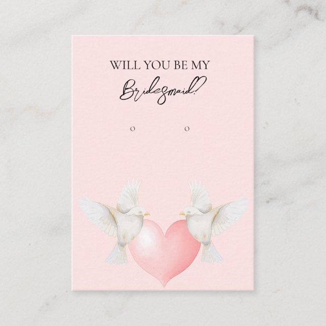 Tarjeta de visualización de travesía de boda Love  (Anverso)