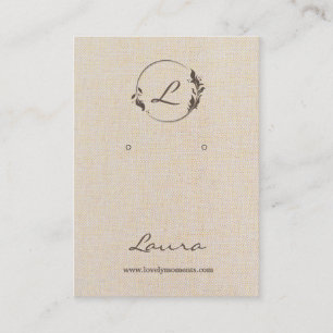 Tarjeta de visualización del anillo de amarre blan