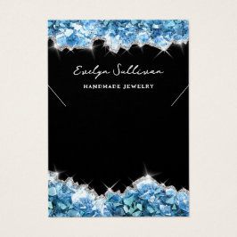 Tarjeta de visualización del collar de cristales a