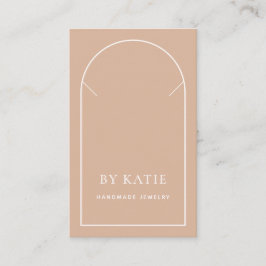 Tarjeta de visualización del collar de negocios de