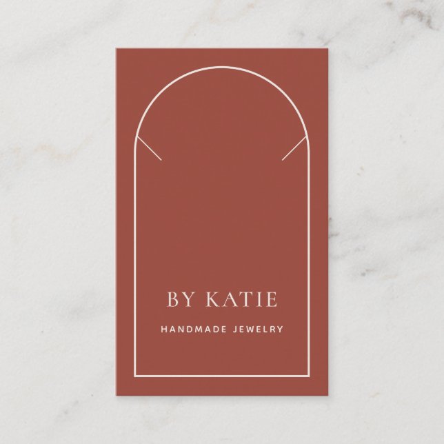 Tarjeta de visualización del collar de negocios de (Anverso)