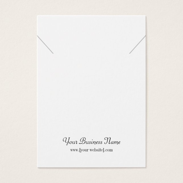 Tarjeta de visualización del collar del personaliz (Frente)